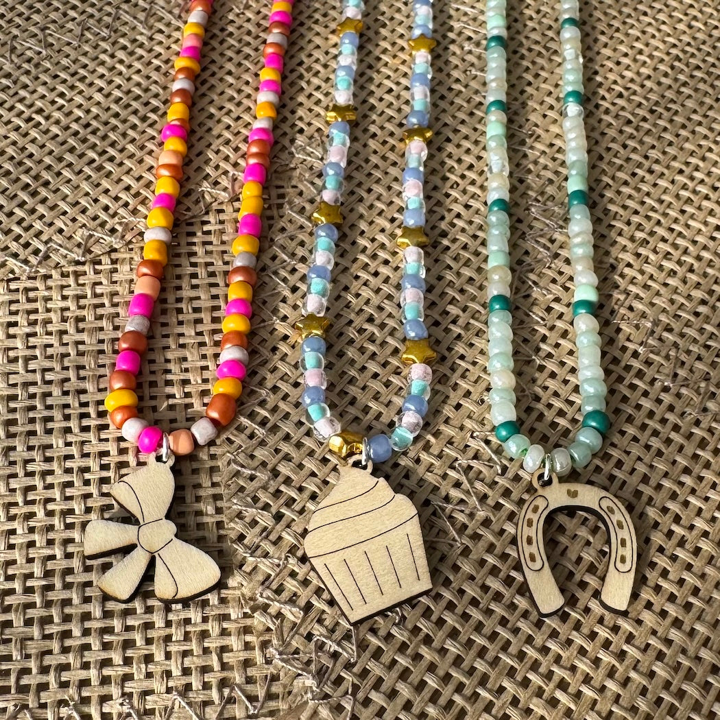 Ketting - Hoefijzer groen tinten