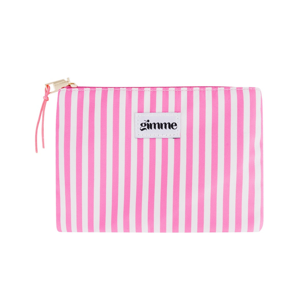 Gimme toilettas met smalle streep – Roze