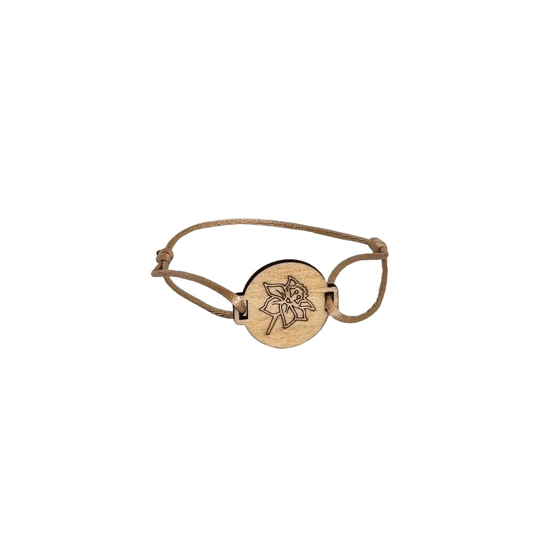 Armband met geboortebloem