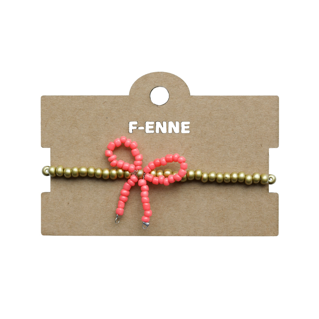Kralen armband met strikje