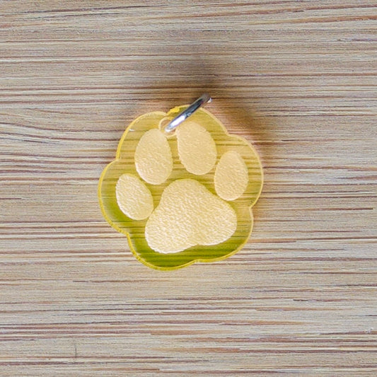 Acryl Bedeltje – Hondenpootje
