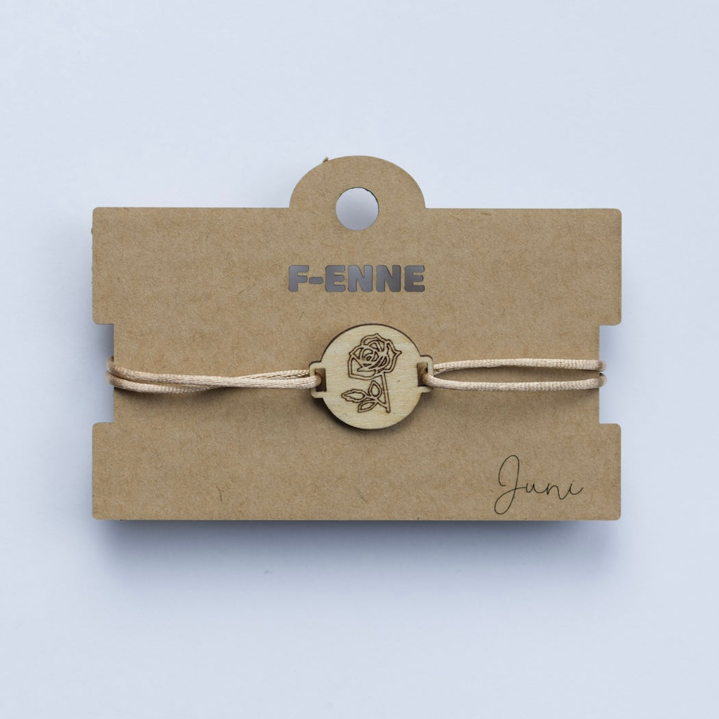 Armband met geboortebloem