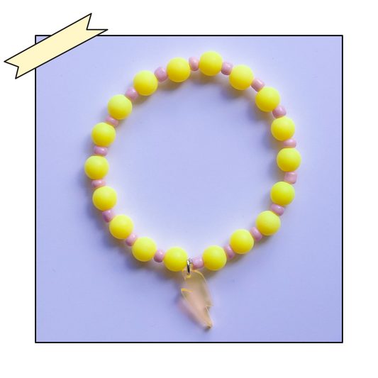 Kralenarmband met bliksembedel