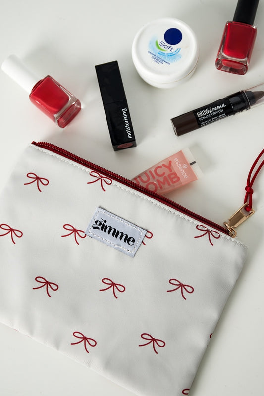 Gimme toilettas met strikjes