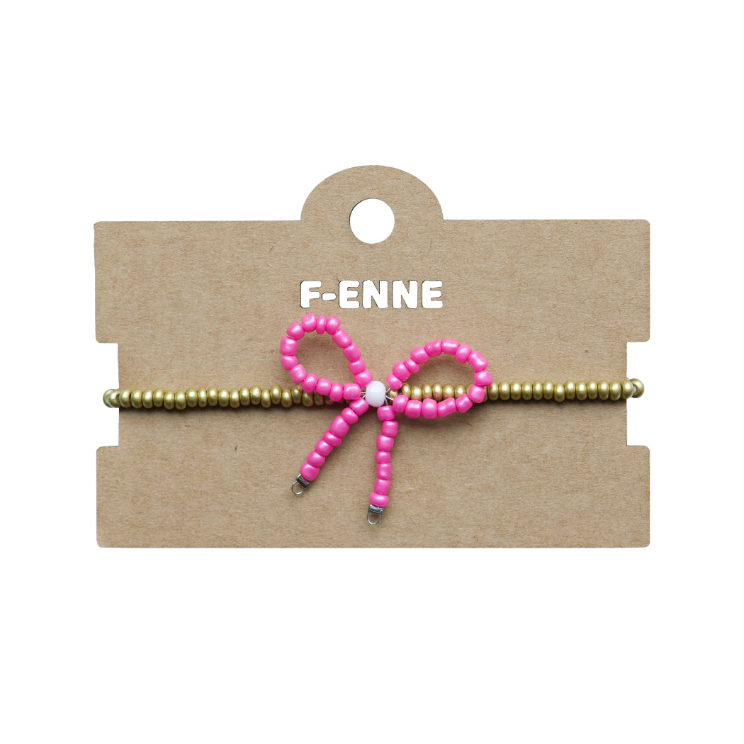 Kralen armband met strikje