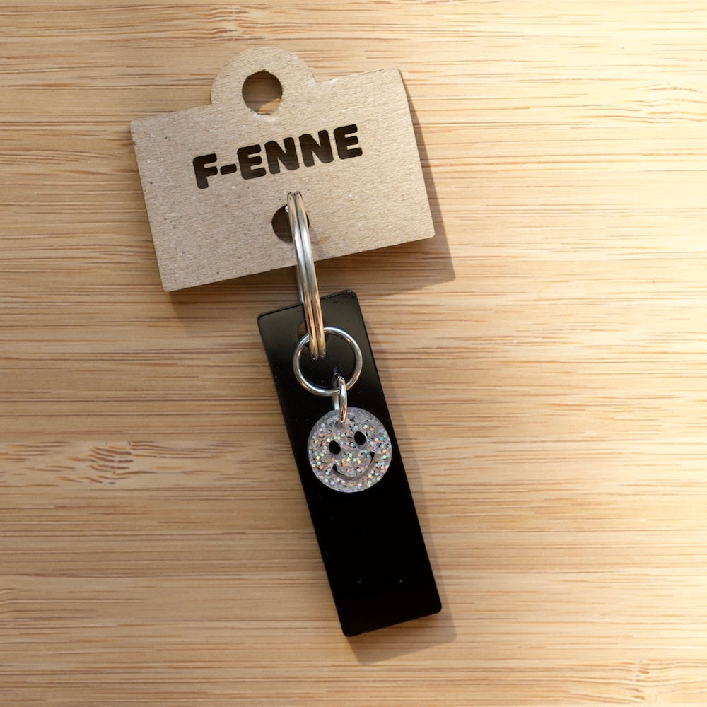 Sleutelhanger met initiaal - acryl
