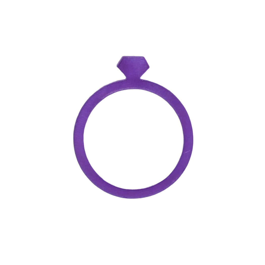 Acryl Ring – Diamantje