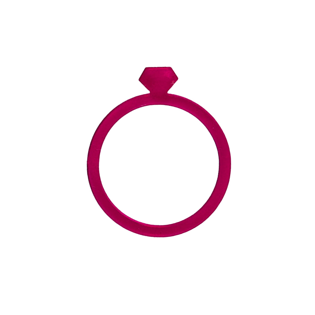 Acryl Ring – Diamantje