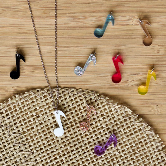 Acryl Bedeltje – Muzieknoot