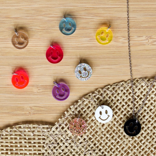 Acryl Bedeltje – Smiley