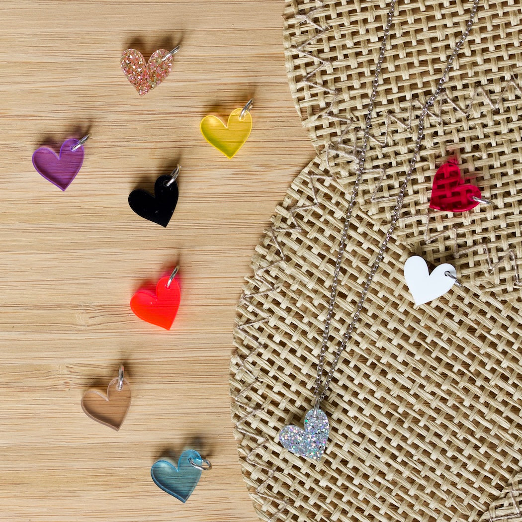 Acryl Bedeltje – Hartje