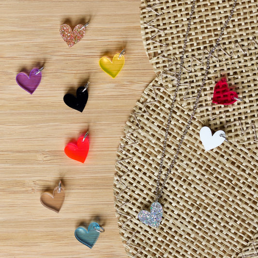 Acryl Bedeltje – Hartje