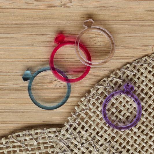 Acryl Ring – Diamantje