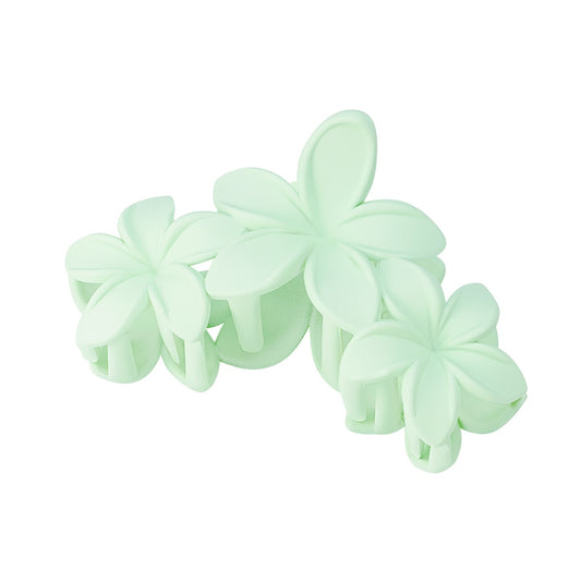 Bloemen haarclip - groen
