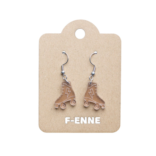 Oorbellen - Rolschaatsen acryl hanger