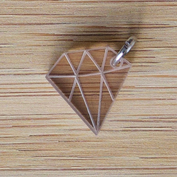 Acryl Bedeltje – Diamant