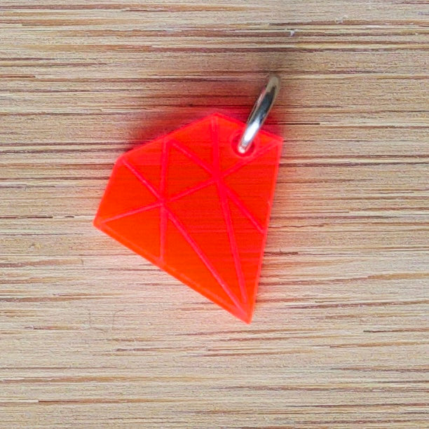 Acryl Bedeltje – Diamant