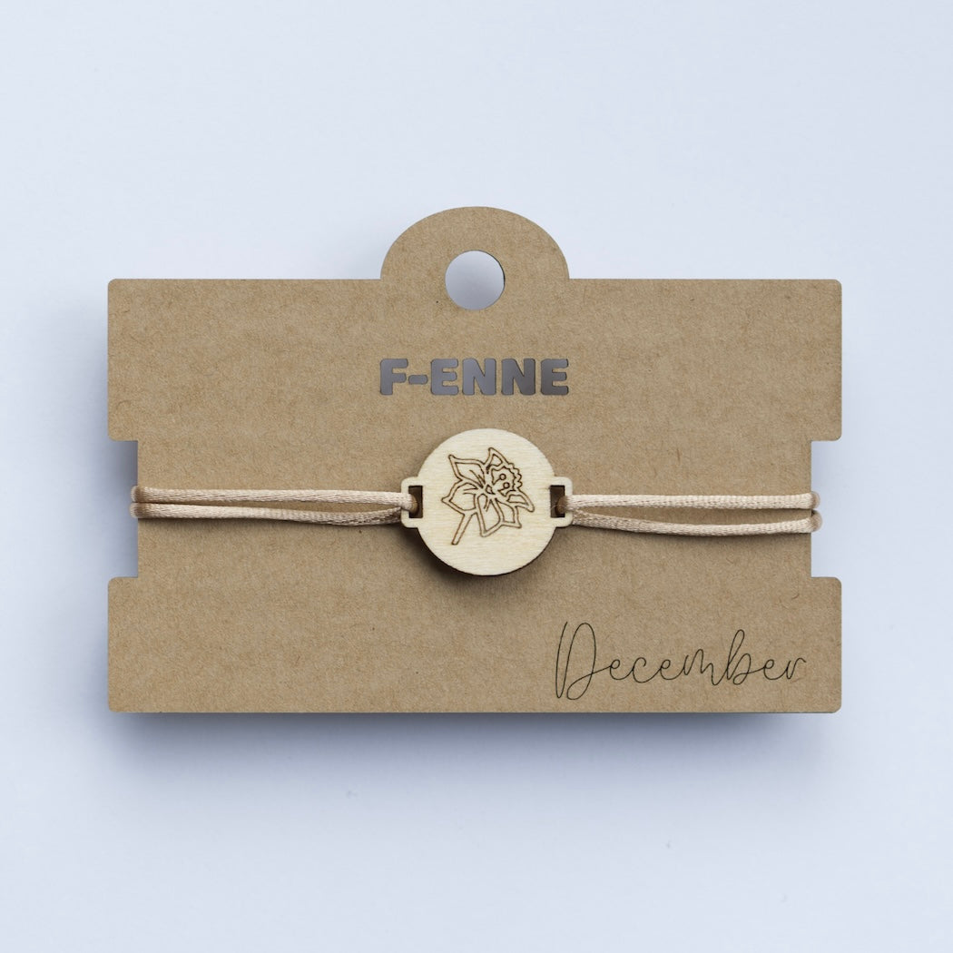 Armband met geboortebloem