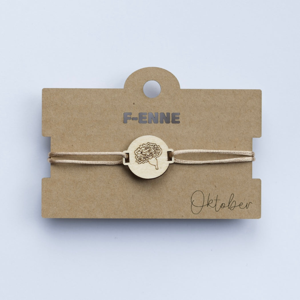 Armband met geboortebloem