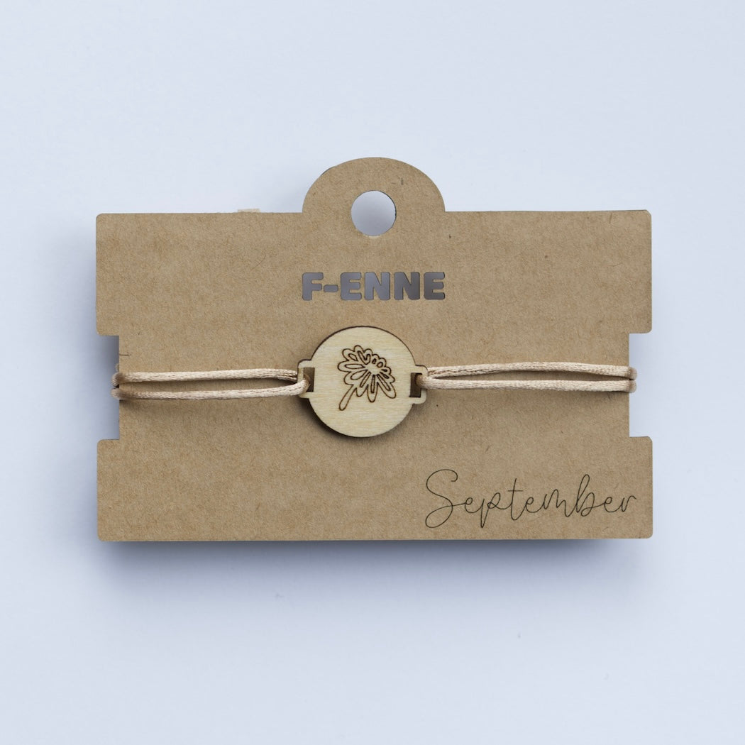 Armband met geboortebloem