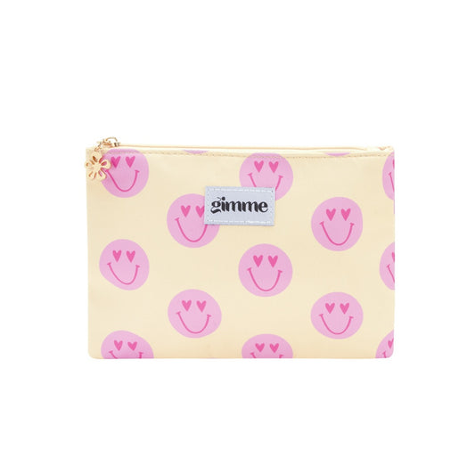Gimme toilettasje/make-up tasje met Smileys