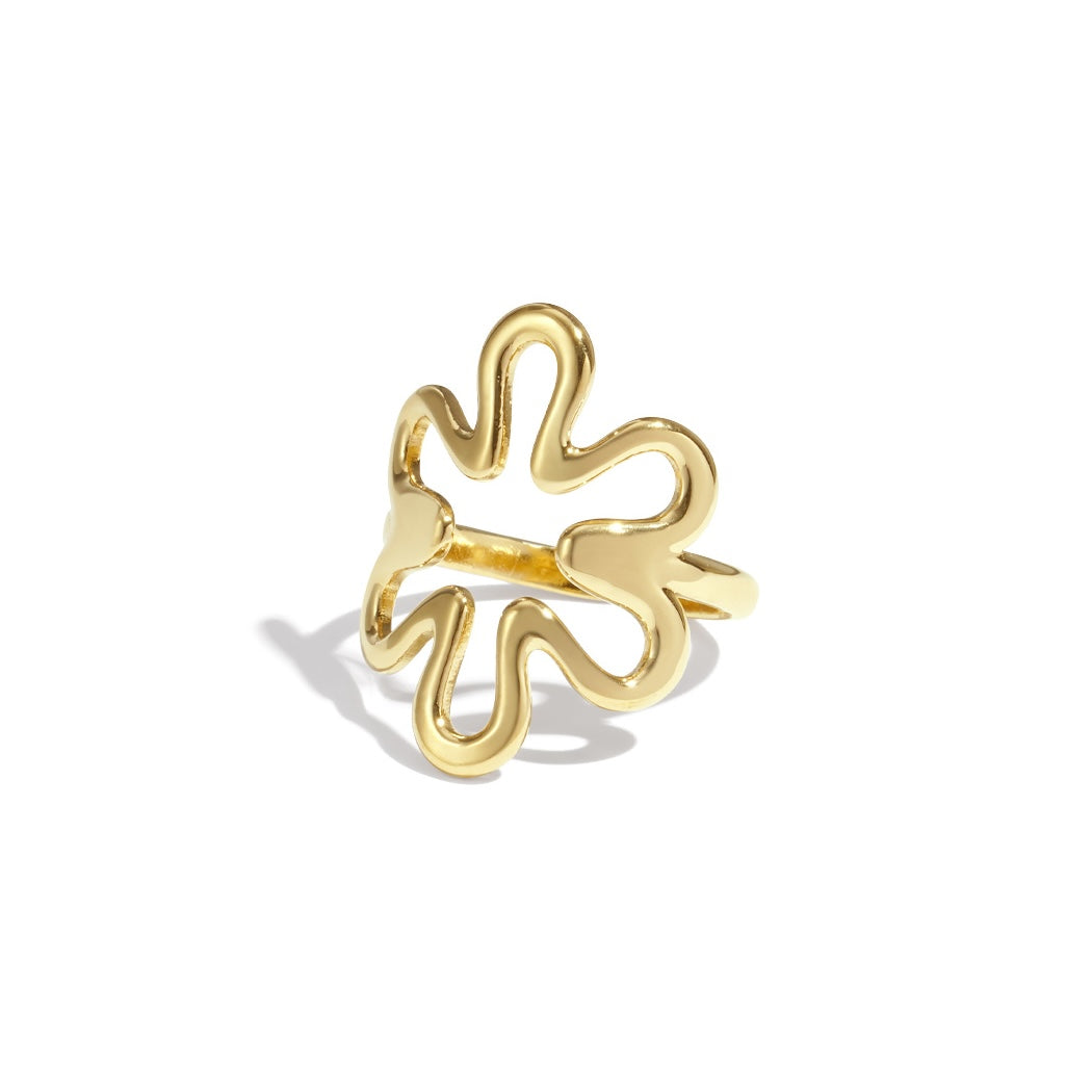 Stainless steel ring - blooming