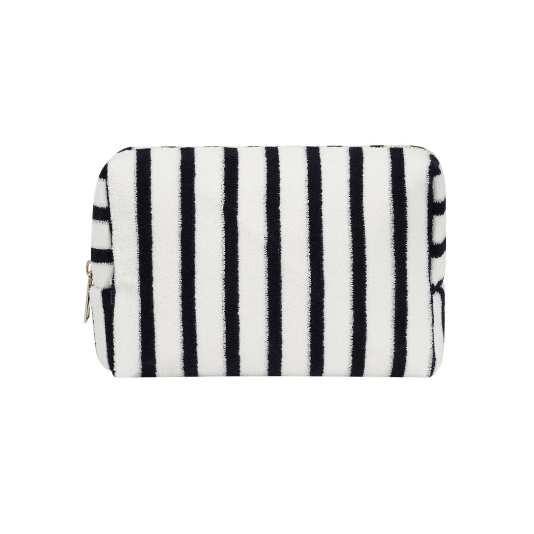 Toilettasje aka make-up tasje - zwart/wit