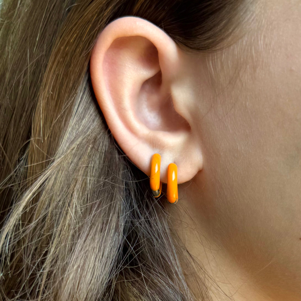 Oorbellen - hoelahoeps - zilver