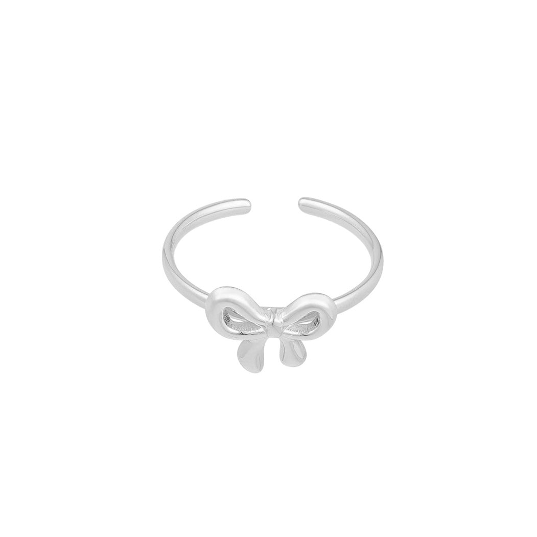Stainless steel ring - strikje