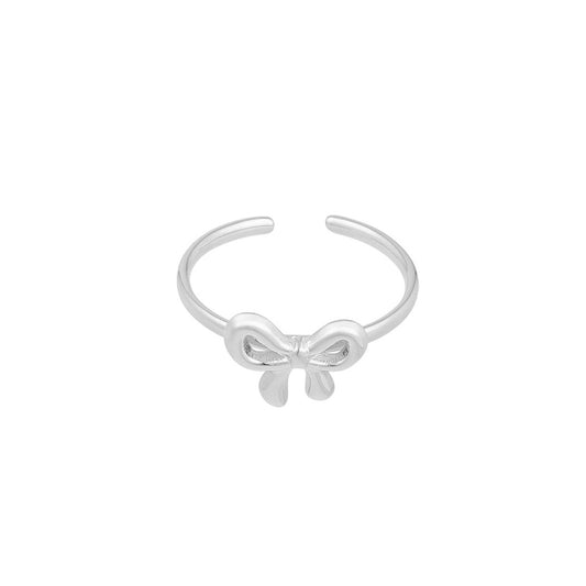Stainless steel ring - strikje